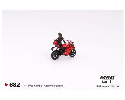 (PRE ORDER) MINI GT 1/64 Ducati Panigale V4 S w/ Ducati Girl Figure