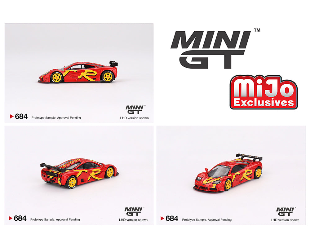 MINI GT 1/64 McLaren F1 GTR 1996 Presentation – MiJo Exclusives