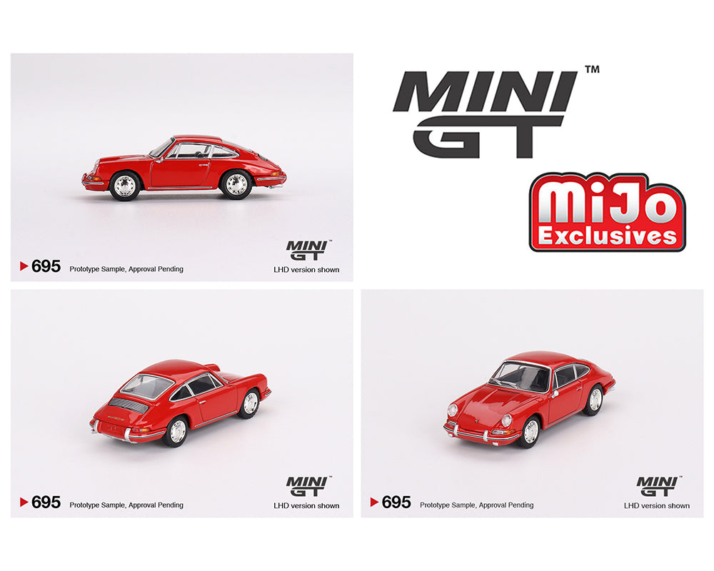 (PRE ORDER) MINI GT 1/64 Porsche 901 1963 – Signal Red- Mijo Exclusives