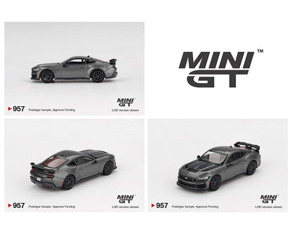 (PRE ORDER) MINI GT 1/64 Ford Mustang Dark Horse 2024 – Carbonized Gray