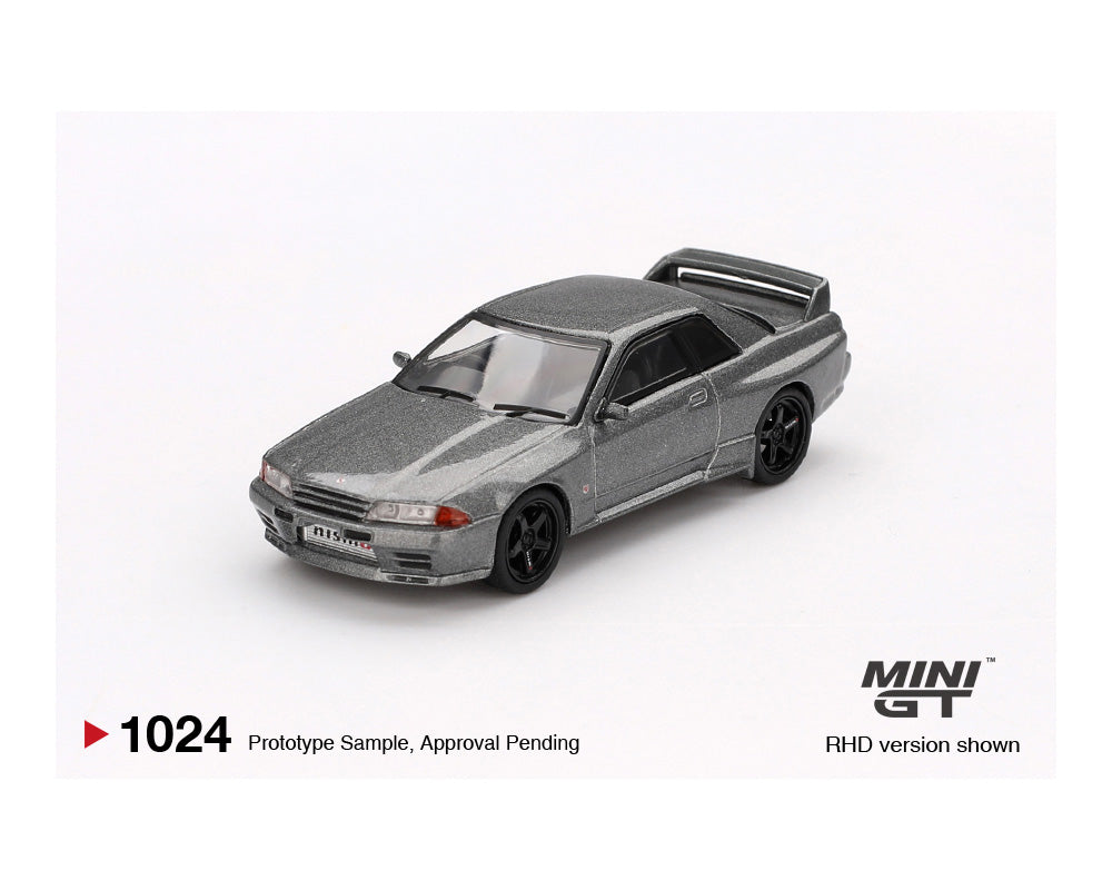 (COMING SOON) MINI GT 1/64 Nissan Skyline GT-R (NISMO BNR32 CRS Version) – Dark Metal Gray