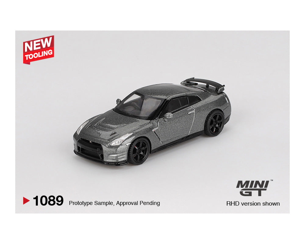 (COMING SOON) MINI GT 1/64 Nissan GT-R NISMO R35 CRS Version – Dark Metal Gray