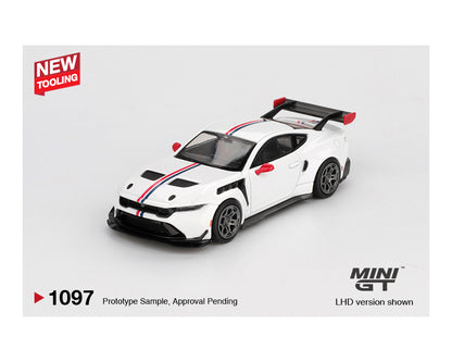 (COMING SOON) MINI GT 1/64 Ford Mustang GTD Spirit of America – White