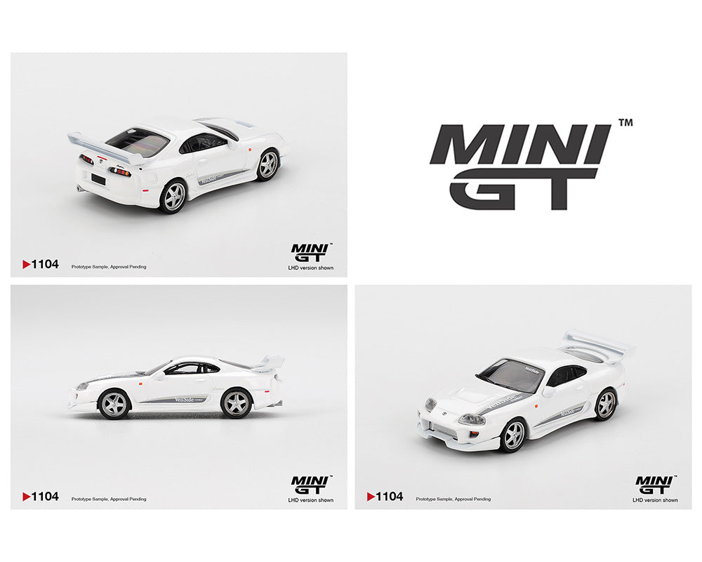 (COMING SOON) MINI GT 1/64 Toyota Supra VeilSide Combat V-I – White