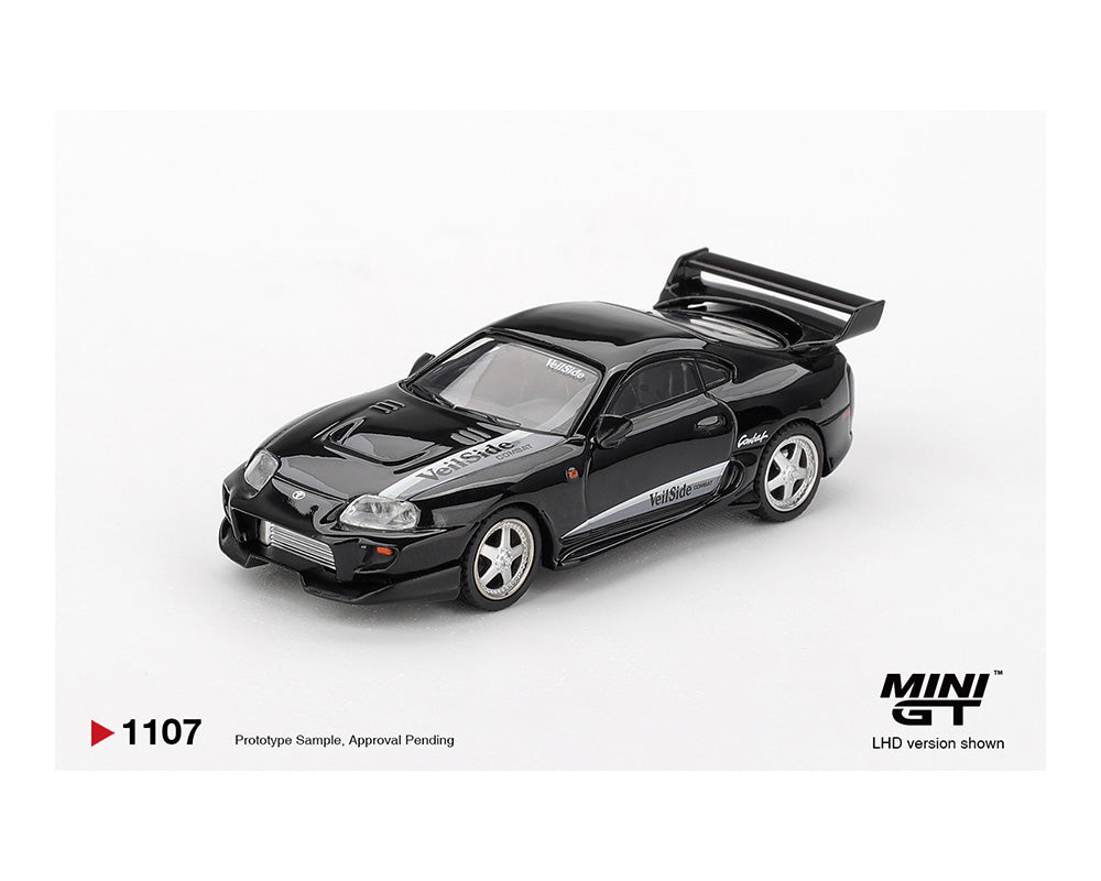 (COMING SOON) MINI GT 1/64 Toyota Supra VeilSide Combat V-II – Black