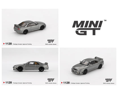 (COMING SOON) MINI GT 1/64 NISSAN Skyline GT-R Dark Metal Gray (NISMO BCNR33 CRS Version) – Limited Edition