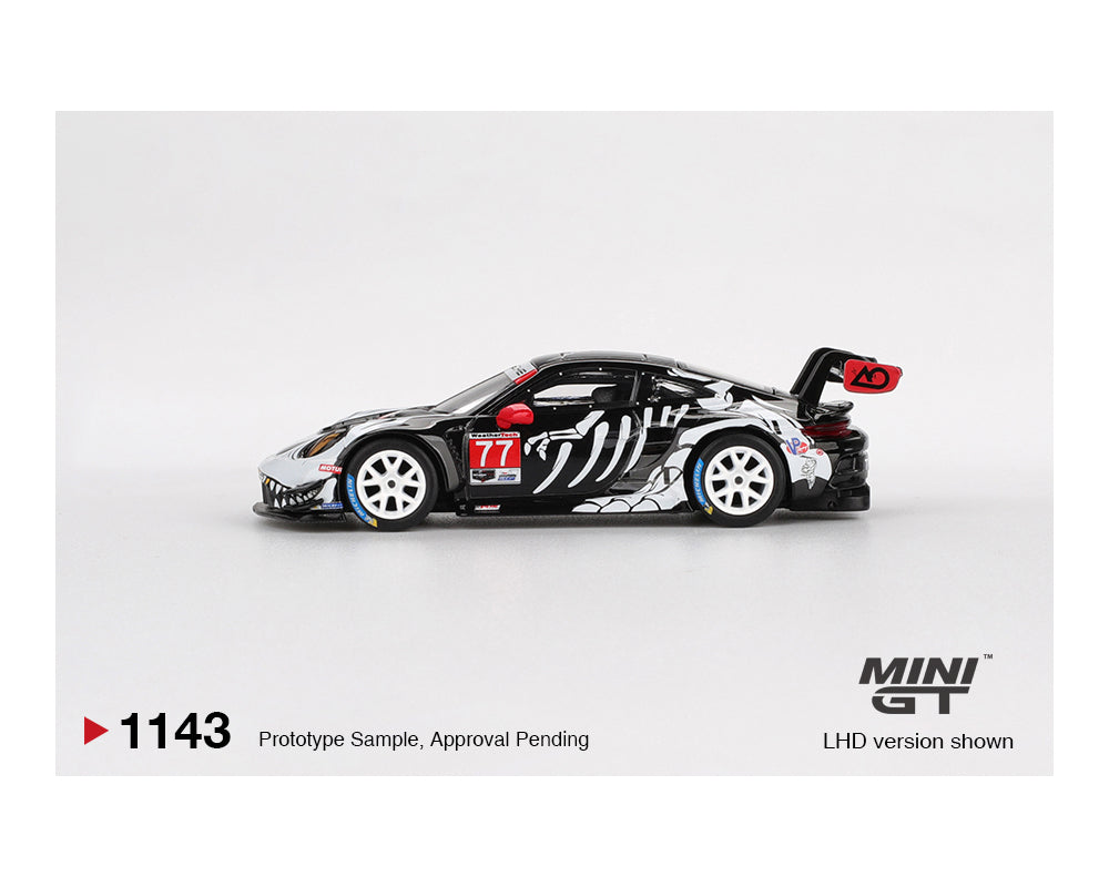 MINI GT 1/64 Porsche 911 GT3 R #77 AO Racing 2025 IMSA Petit Le