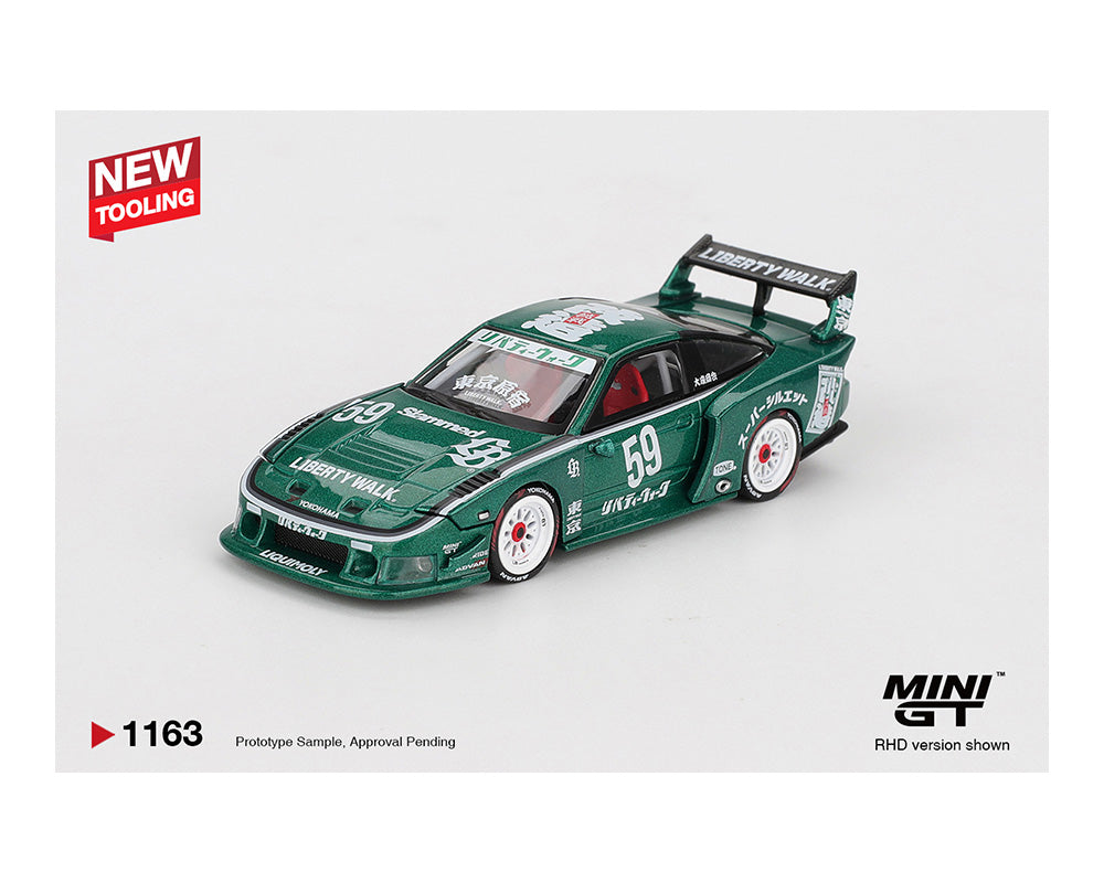 (COMING SOON) MINI GT 1/64 Nissan LB-Super Silhouette 180SX 2026 TAS – Green – NEW TOOLING!