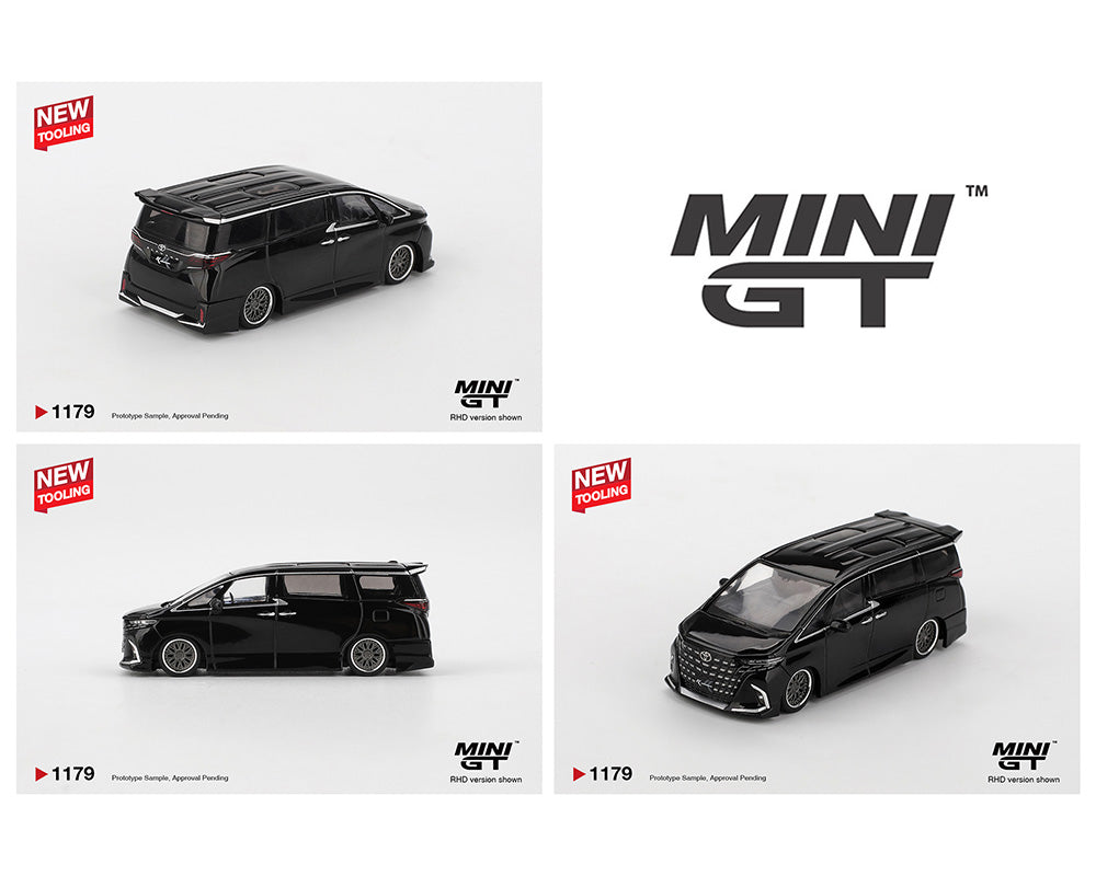 (COMING SOON) MINI GT 1/64 Toyota Alphard 40 KUHL – Black – NEW TOOLING!