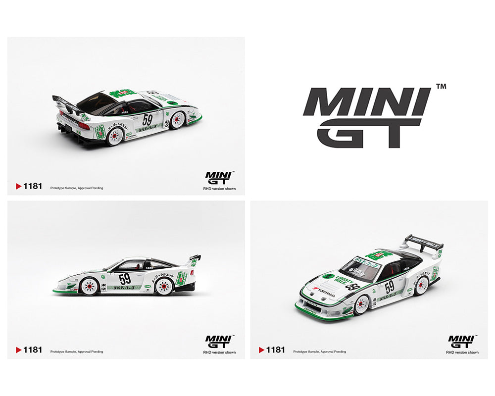 (COMING SOON) MINI GT 1/64 Nissan LB-Silhouette 180SX – White
