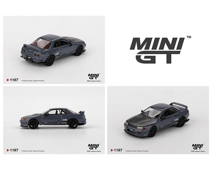(COMING SOON) MINI GT 1/64 Nissan Skyline GT-R Top Secret VR32 – Stealth Grey