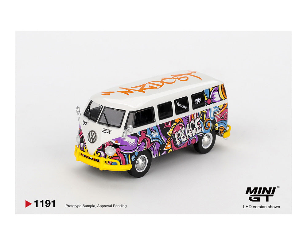 (COMING SOON) MINI GT 1/64 Volkswagen T1 Microbus Mizu Design – New Tooling!