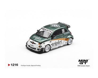 (COMING SOON) MINI GT 1/64 Abarth 595 LB-WORKS TY Edition