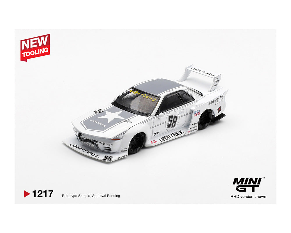 (COMING SOON) MINI GT 1/64 Nissan GT-R32 LB-Kaido Works TAS 2025