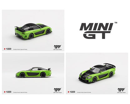 (COMING SOON) MINI GT 1/64 Mazda RX-7 VeilSide Fortune7- Green