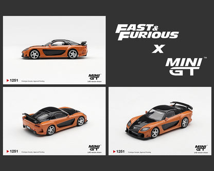 (COMING SOON) MINI GT 1/64 Mazda RX-7 VeilSide Fortune “The Fast and the Furious Tokyo Drift” Han Seoul-Oh- Limited Edition