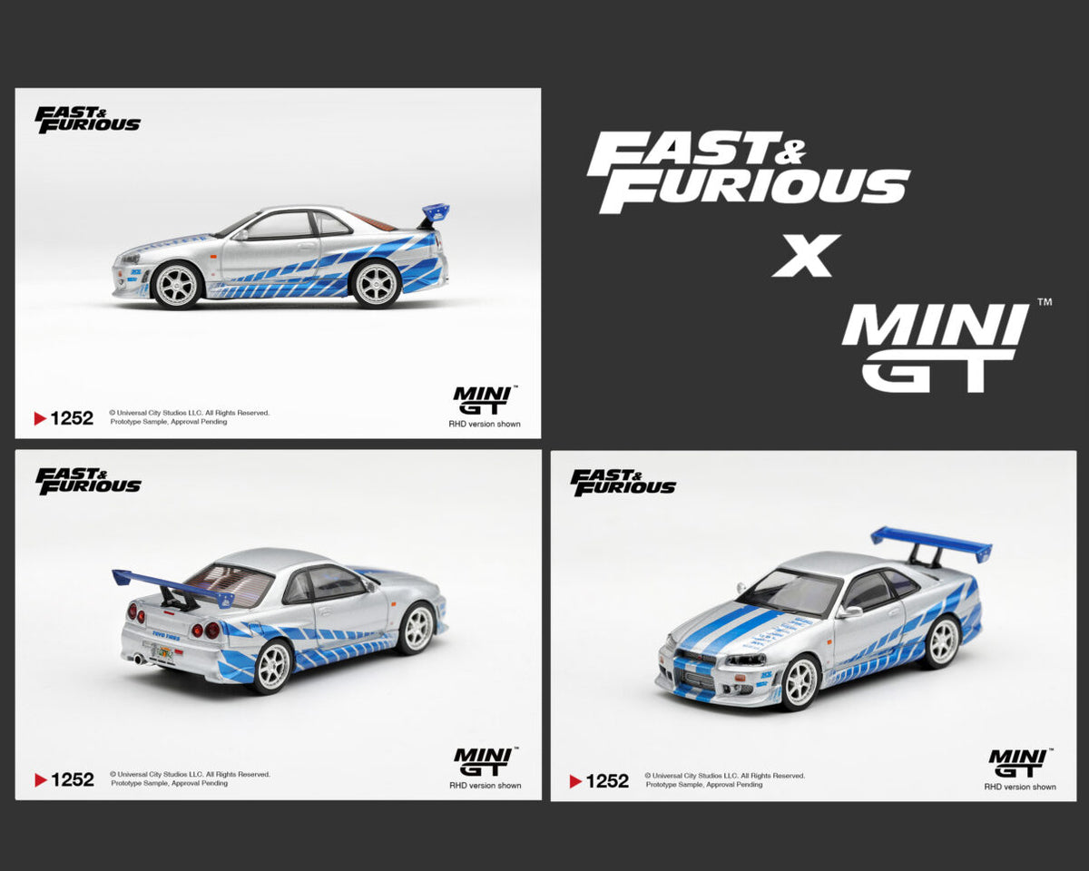 (COMING SOON) MINI GT 1/64 Nissan Skyline GT-R C-West “2 Fast 2 Furious” Brian O’Conner – Limited Edition