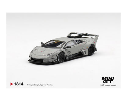 (COMING SOON) MINI GT 1/64 Lamborghini LB-Silhouette WORKS MURCIELAGO GT Evo Fighter – Grey – Limited Edition