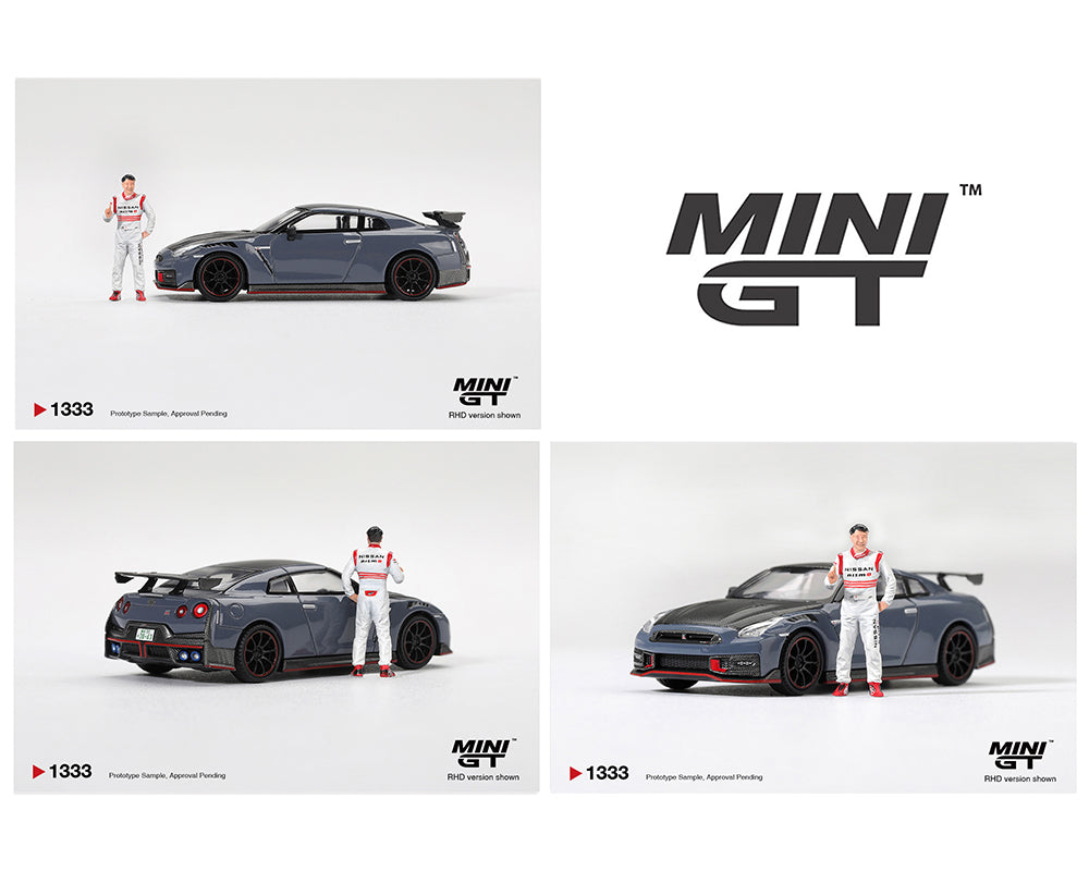 (COMING SOON) MINI GT 1/64 Nissan GT-R Nismo 2024 Tsukuba Production Car Lap Record W / Matsuda Figure Tsugio Matsuda Collection – Limited Editrion
