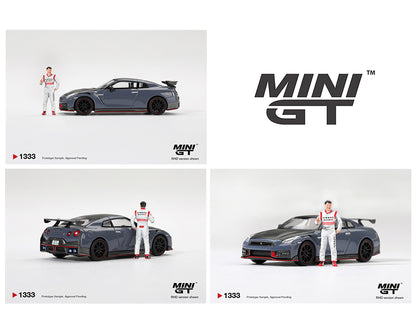 (COMING SOON) MINI GT 1/64 Nissan GT-R Nismo 2024 Tsukuba Production Car Lap Record W / Matsuda Figure Tsugio Matsuda Collection – Limited Editrion