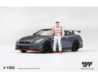 (COMING SOON) MINI GT 1/64 Nissan GT-R Nismo 2024 Tsukuba Production Car Lap Record W / Matsuda Figure Tsugio Matsuda Collection – Limited Editrion