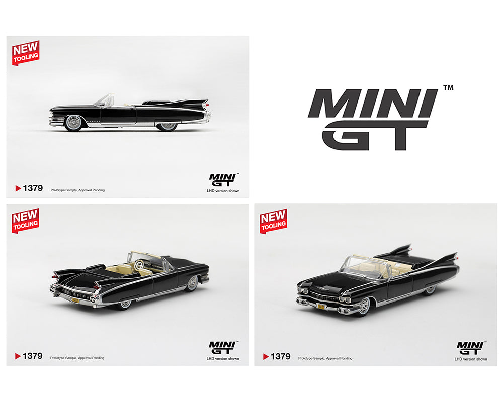 (COMING SOON) MINI GT 1/64 Cadillac Eldorado Biarritz 1959 Black – Limited Edition