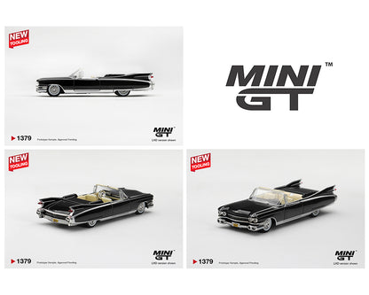 (COMING SOON) MINI GT 1/64 Cadillac Eldorado Biarritz 1959 Black – Limited Edition