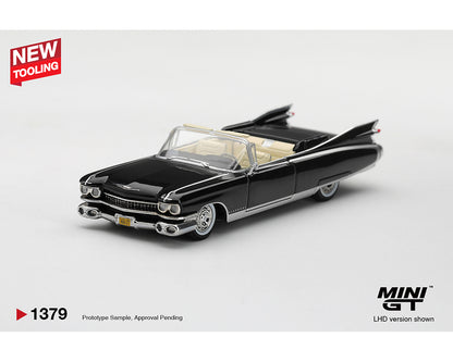 (COMING SOON) MINI GT 1/64 Cadillac Eldorado Biarritz 1959 Black – Limited Edition
