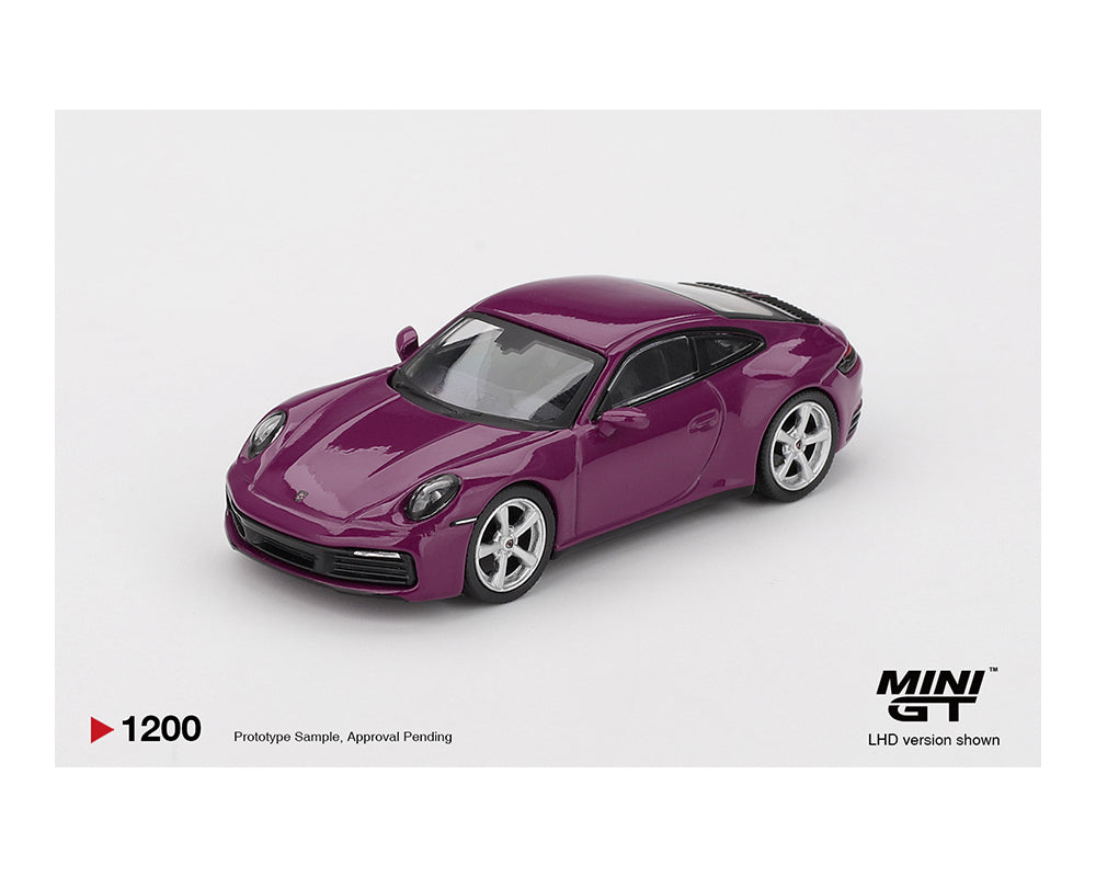 (COMING SOON) MINI GT 1/64 Porsche 911 (992.1) Rubystone Red Set of 4 – Special Edition