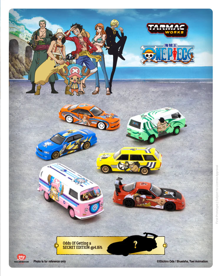 Tarmac Works x One Piece Model Car Collection Single Pack (Volume 1)