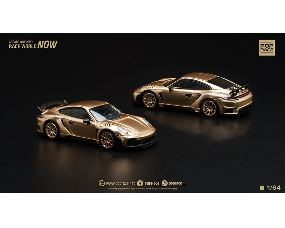 POP RACE 1/64 992 STINGER GTR - GOLD