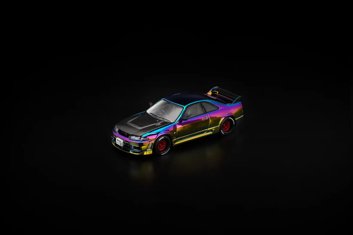 POP RACE 1/64 Nissan R33 GT-R APAXPO 2025 – Chrome