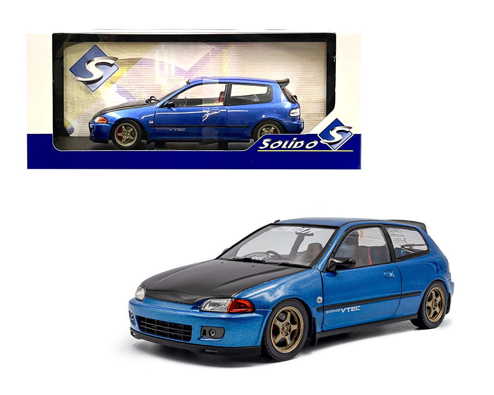 Solido 1:18   1991 Honda Civic (EG6)  – Cobalt Blue Pearl