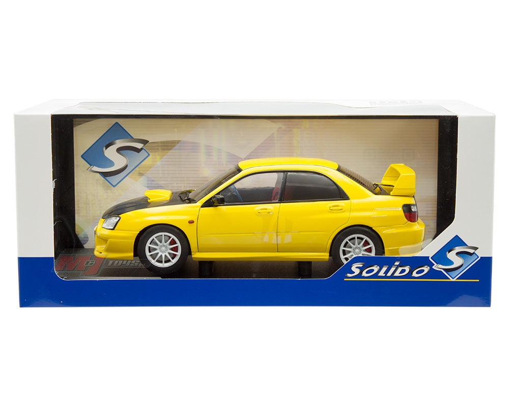Solido 1:18 2003 Subaru Impreza WRX STI – Yellow
