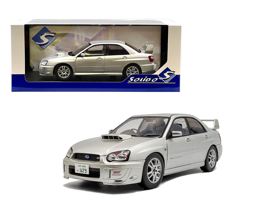 Solido 1:18 2003 Subaru Impreza WRX STI  SILVER