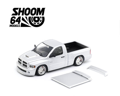SHOOM64  1/64 DODGE 2003 RAM SR-10 TRUCK SILVER