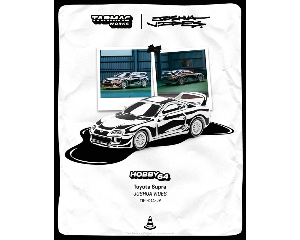(COMING SOON) Tarmac Works 1:64 Toyota Supra – Designed by JOSHUA VIDES – Hobby64