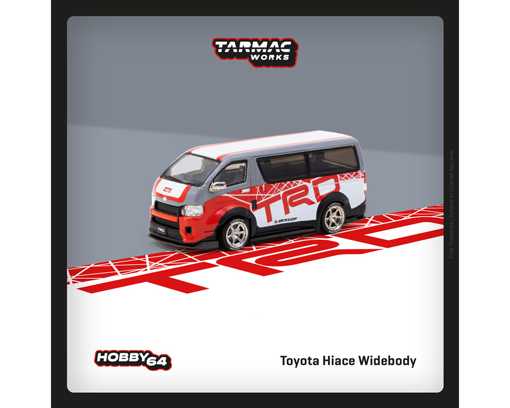 (PRE ORDER) Tarmac Works 1/64 Toyota Hiace Widebody TRD – Hobby64