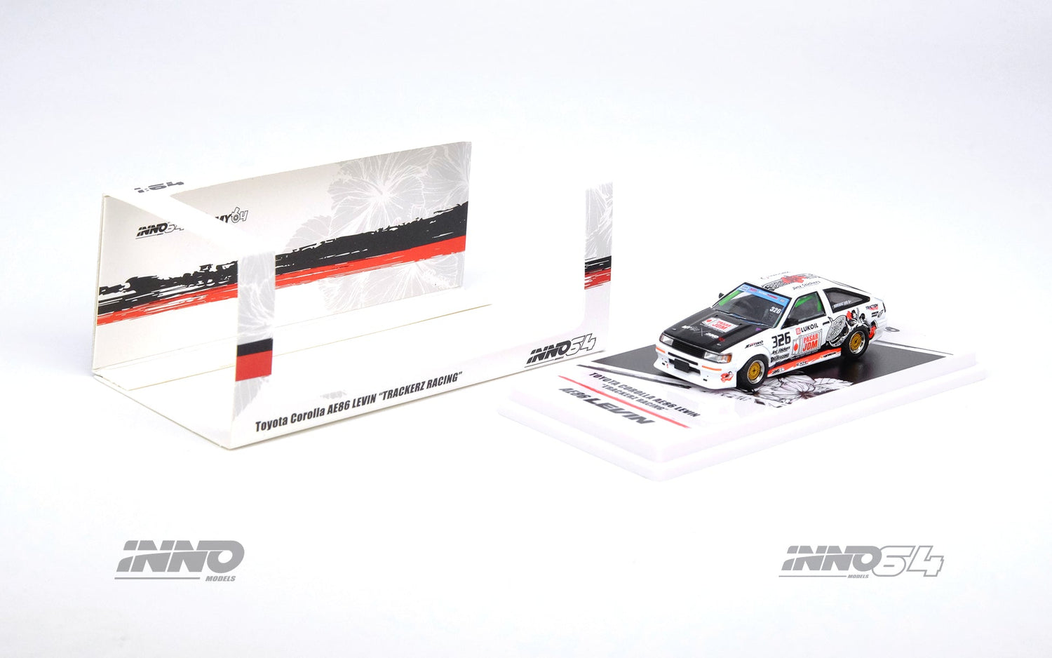 INNO64 1/64 TOYOTA COROLLA LEVIN AE86 &quot;TRACKERS RACING&quot;