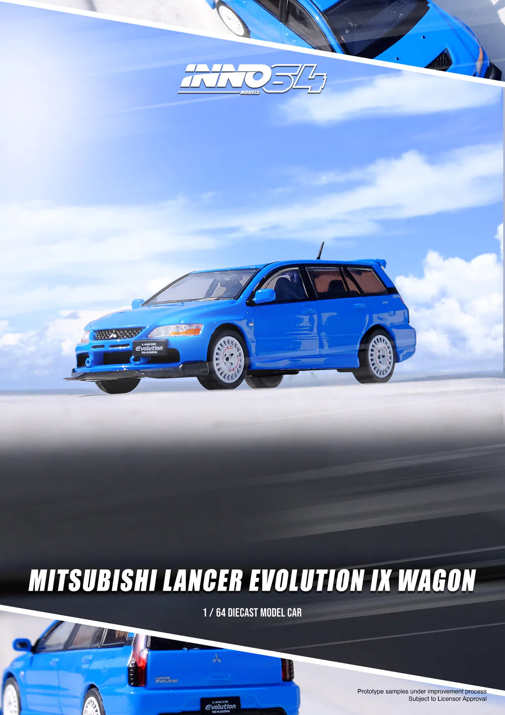 INNO64 1/64 MITSUBISHI LANCER EVOLUTION IX WAGON