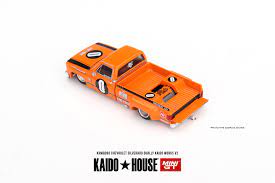 KAIDO HOUSE 1/64 Chevrolet Silverado Dually KAIDO WORKS V2 – Orange
