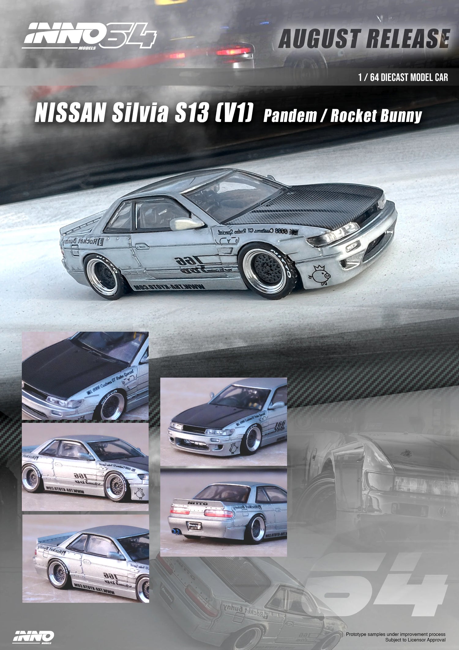 INNO64 1/64 Nissan SILVIA S13 V1