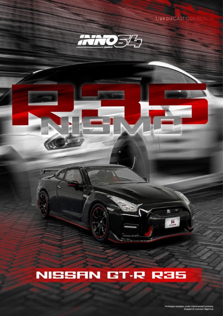 Gnb R64 INNO64 1/64 NISSAN GT_R (R35) NISMO – Unhinged Diecast