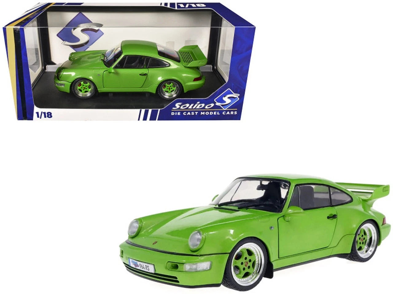 Solido 1:18 1990 Porsche 911(964) Carrera RS – Green