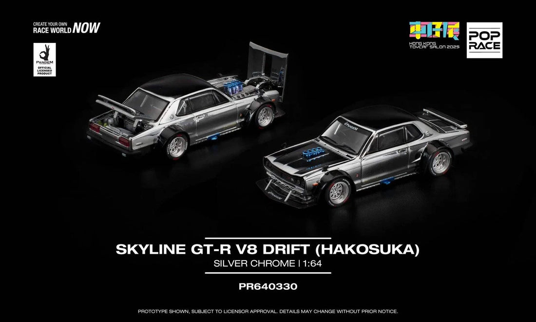 POP RACE 1/64 Skyline GT-R V8 Drift (Hakosuka)