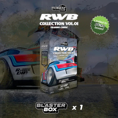 Tarmac Cards RWB Collection Collectible Trading Cards Blaster Box Vol. 01