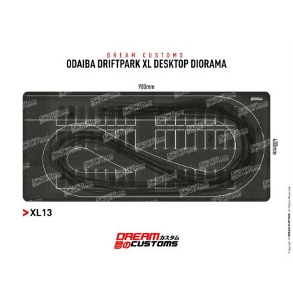 DREAM CUSTOMS 1/64 Odaiba Drift park XL Desktop Diorama