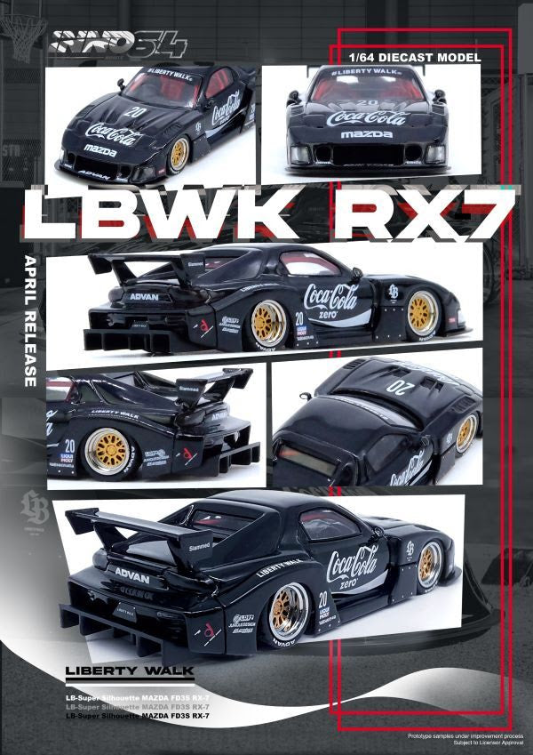 INNO64 1/64 MAZDA RX7 FD3S LB - SUPER SILHOUETTE