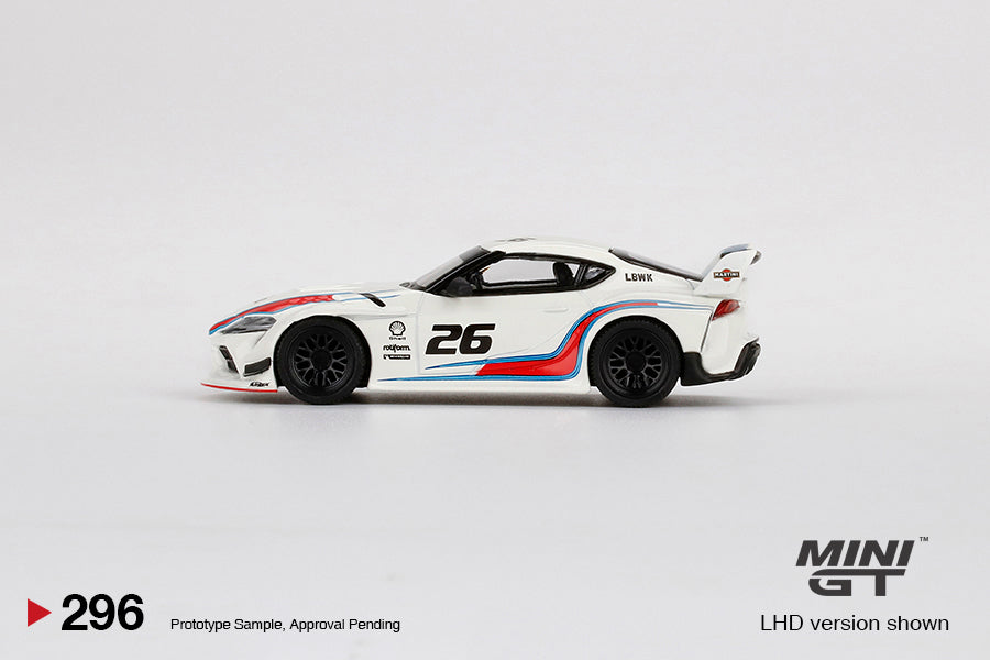 MINI GT 1/64 LB★WORKS Toyota GR Supra Martini Racing