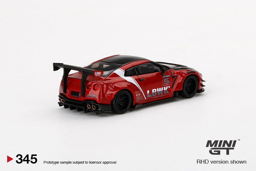 MINI GT  LBWORKS Nissan GT R R Type 2, Rear Wing ver 3